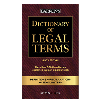 Dictionary of Legal Terms for North Dakota Notaries