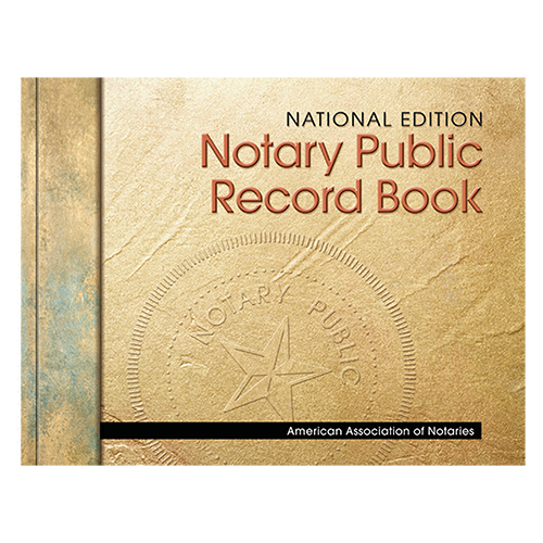 North Dakota Perfectly Bound Notary Public Journal (Record Book) - Stone Cover